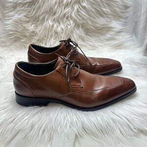 Stacy Adams Size 9 Classic Brown Leather Oxfords